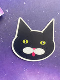 Die-cut Black Cat Single Sticker (Manga Lovers Collection) 2.7" x 2.7"